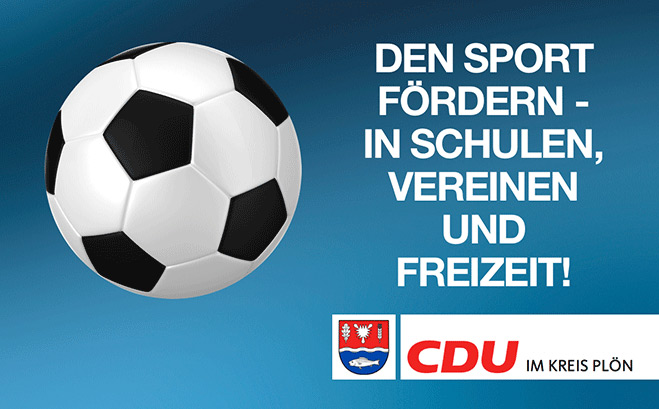 Den Sport fördern - in Schulen, Vereinen und Freizeit!